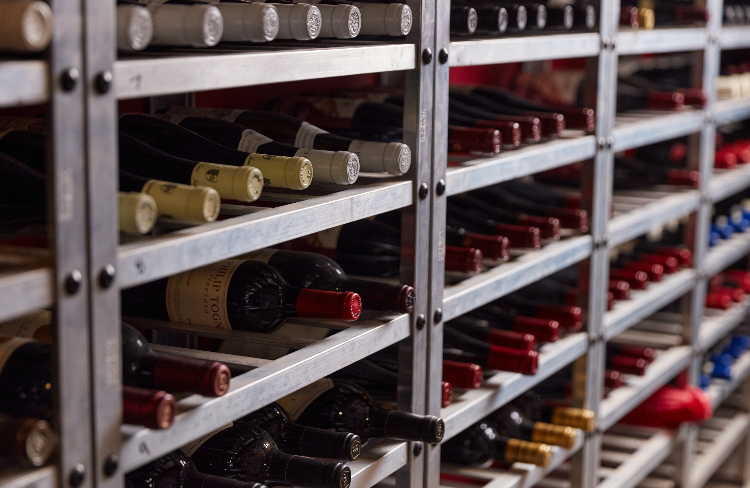 Heirloom Cafe wine cellar